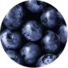 Close up of blueberries